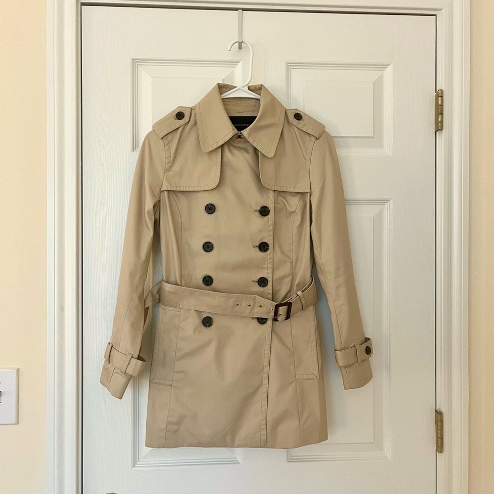 Banan Republic Short Trench Coat Petite XS